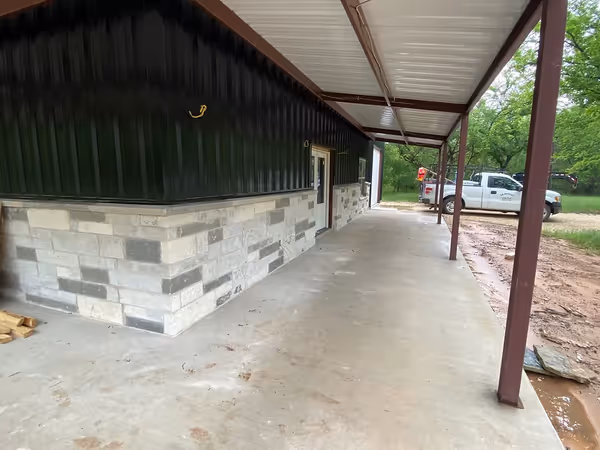North Texas Outdoor Construction Skirting 128