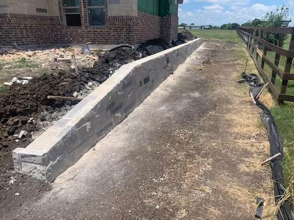 North Texas Outdoor Construction Walls 024
